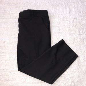 Express black straight leg dress pants